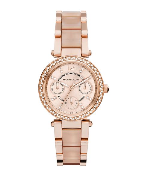 Michael Kors mini rose gold